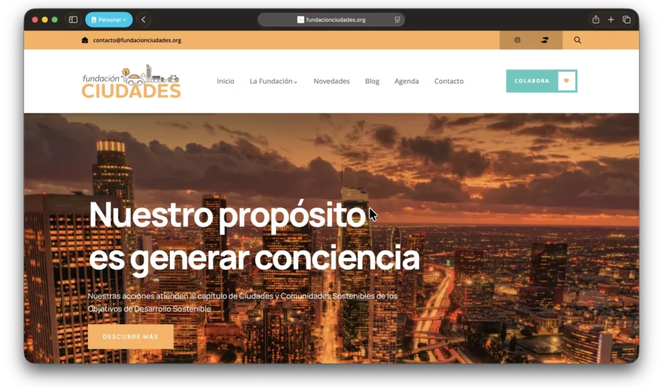 Fundación Ciudades: Institucionalidad para la Sostenibilidad Global